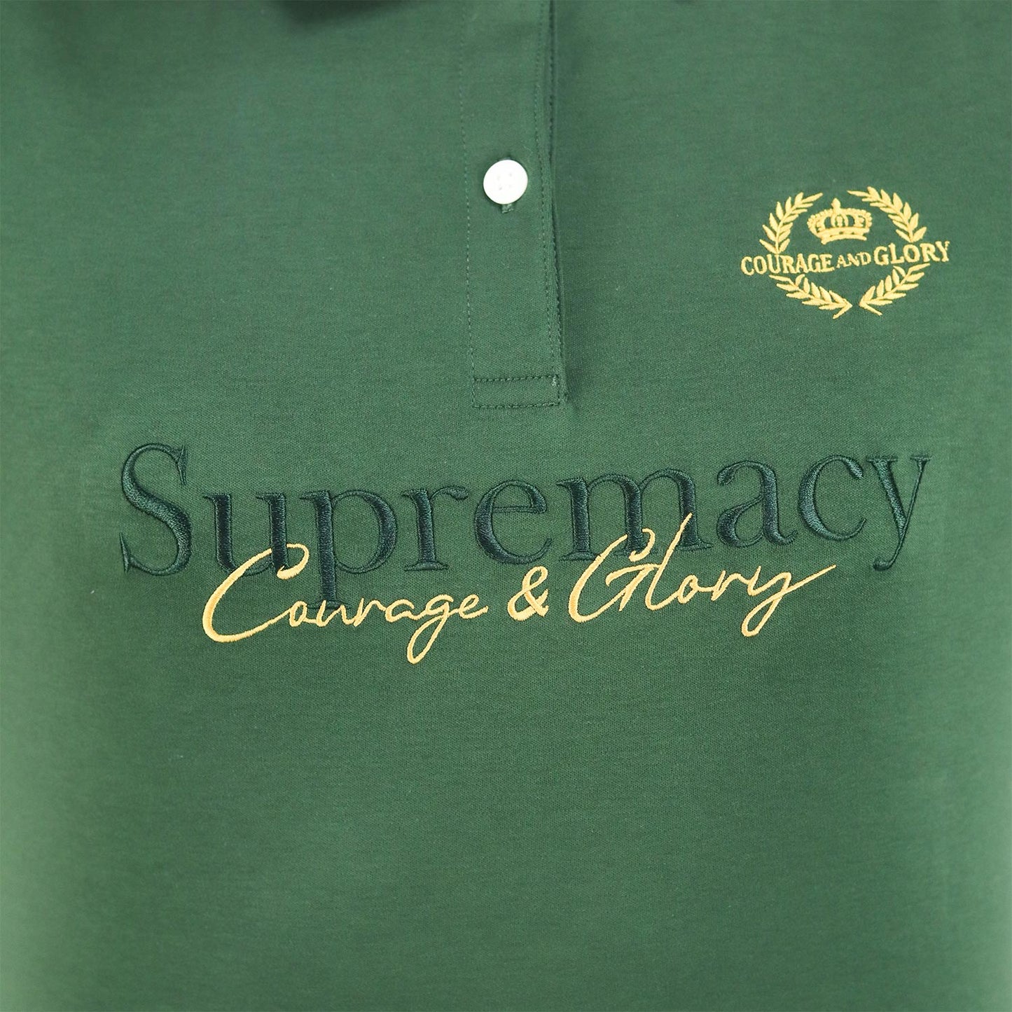 Women's Slim Fit Embroidery Bold Polo (Liquid Touch)