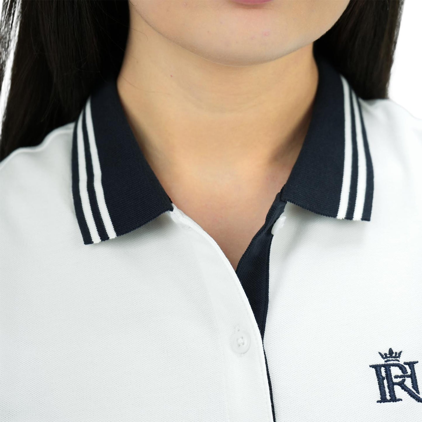 Women's Classic Cotton Polo With Thematic Embroidery