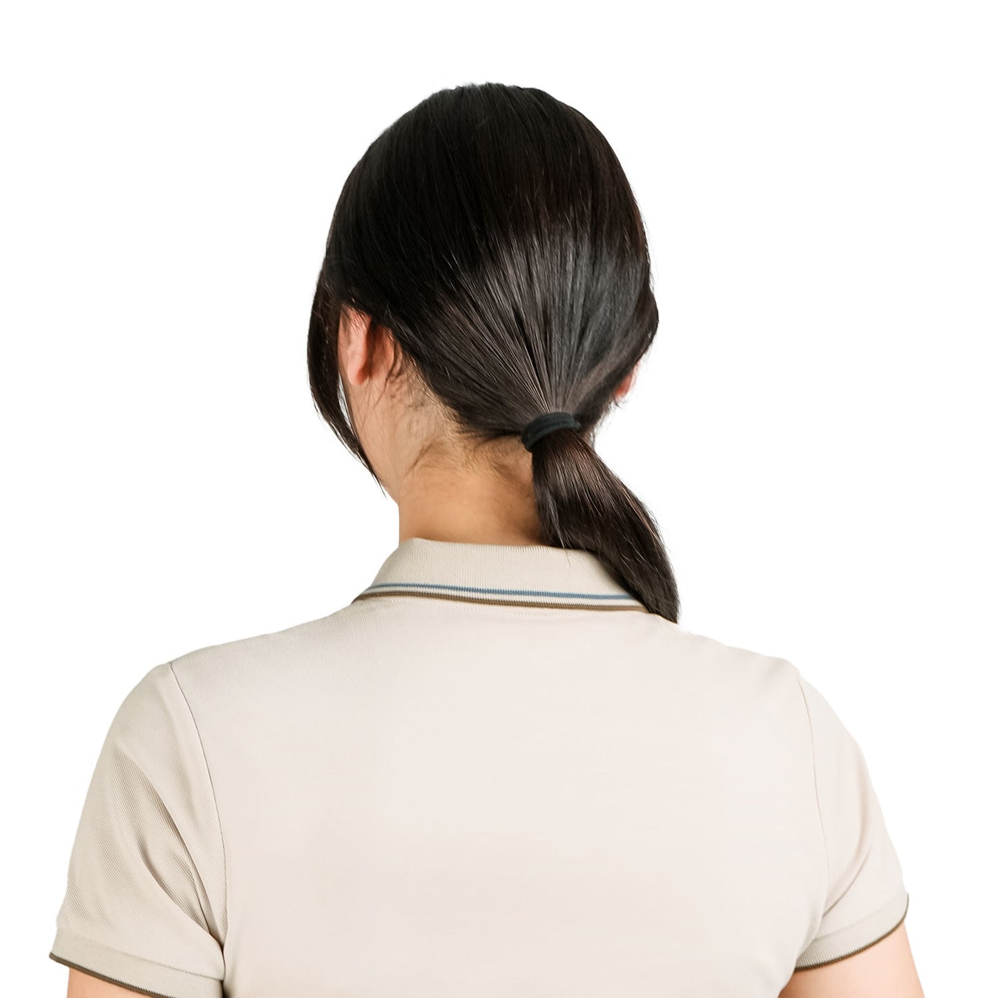 Women's Cotton Lycra Slim Fit Solid Polo