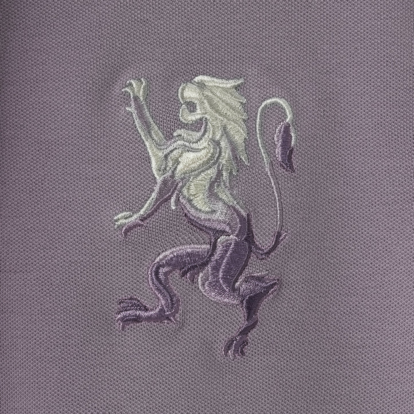 Women's Cotton Lycra 3D Lion Embroidery Polo