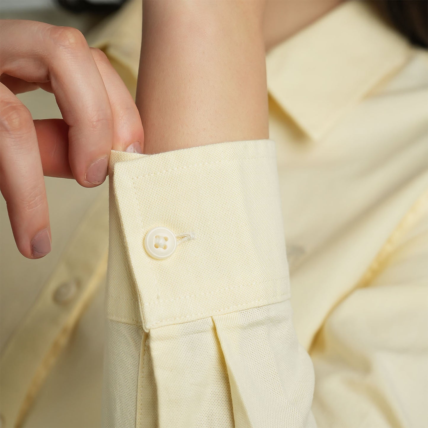 Women's Cotton Oxford Slim Fit Shirt With Lion Embroidery