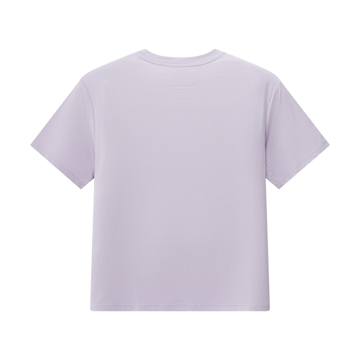Women's Boyfriend Fit Cotton-Polyester Crew Neck Print Tee