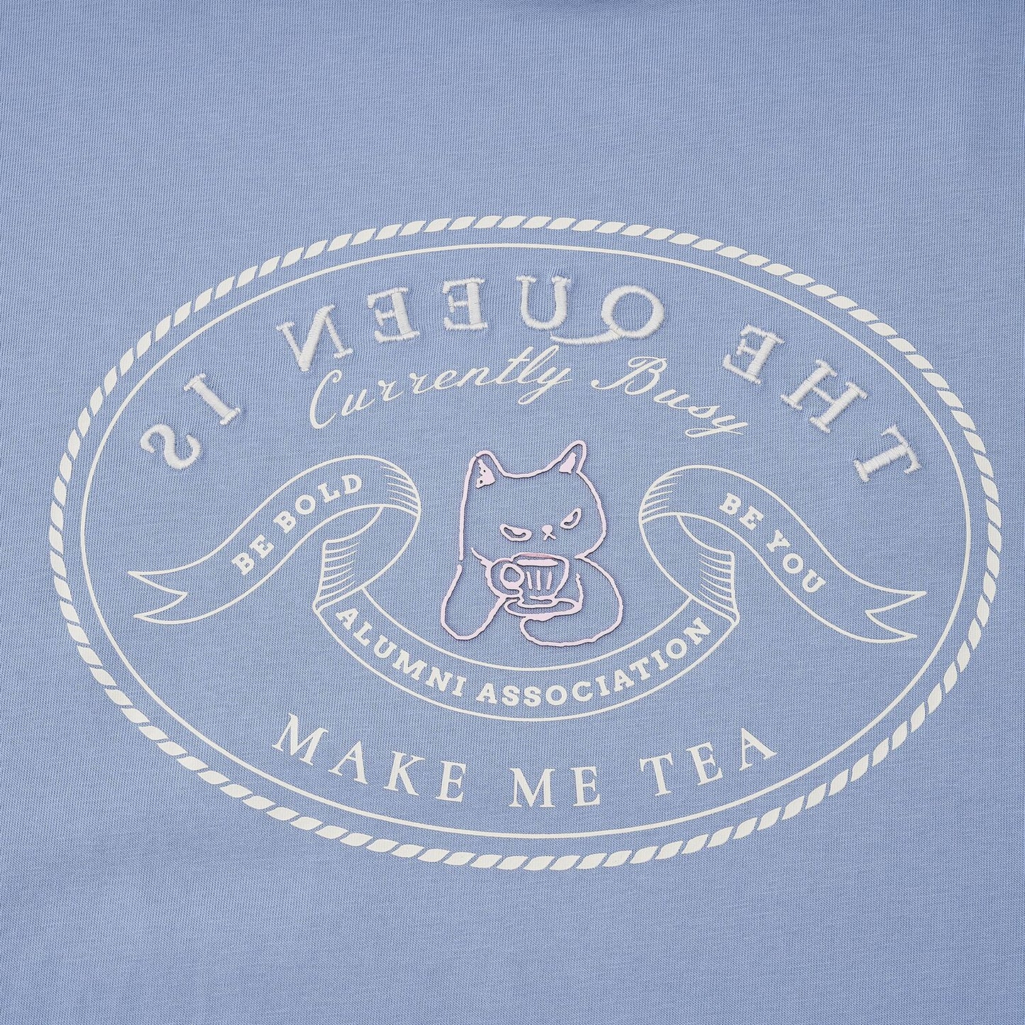 Women's Boyfriend Fit Cotton-Polyester Crew Neck Print Tee