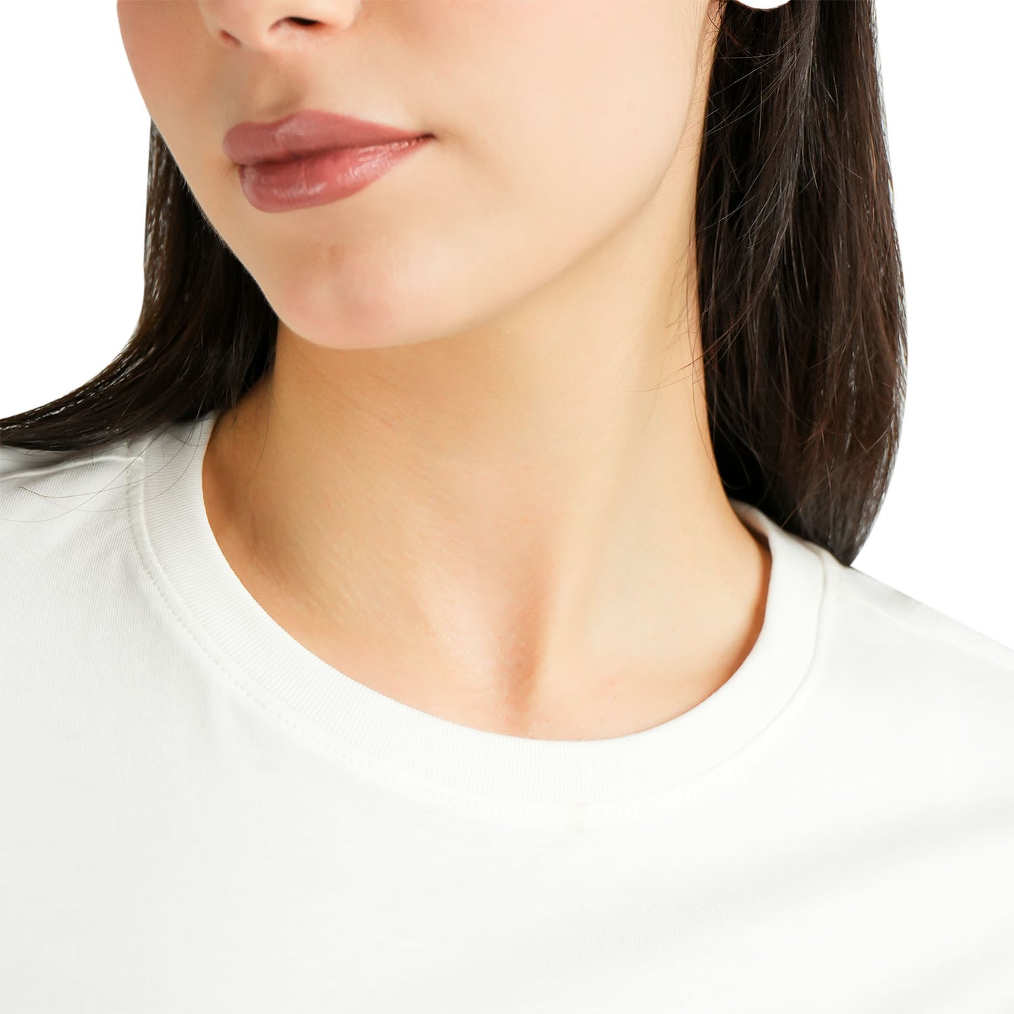 Women's Cotton Jersey Crewneck Short-Sleeve Comfort Fit Signature Print Tee