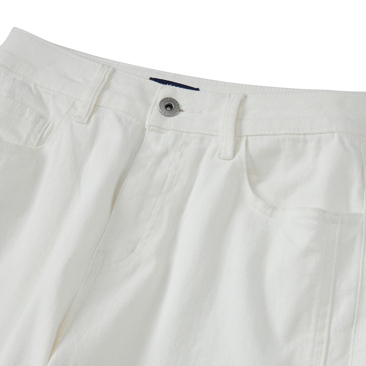 Women's High-Waist Relaxed Tapered Twill Jeans - Cotton Spandex Comfort