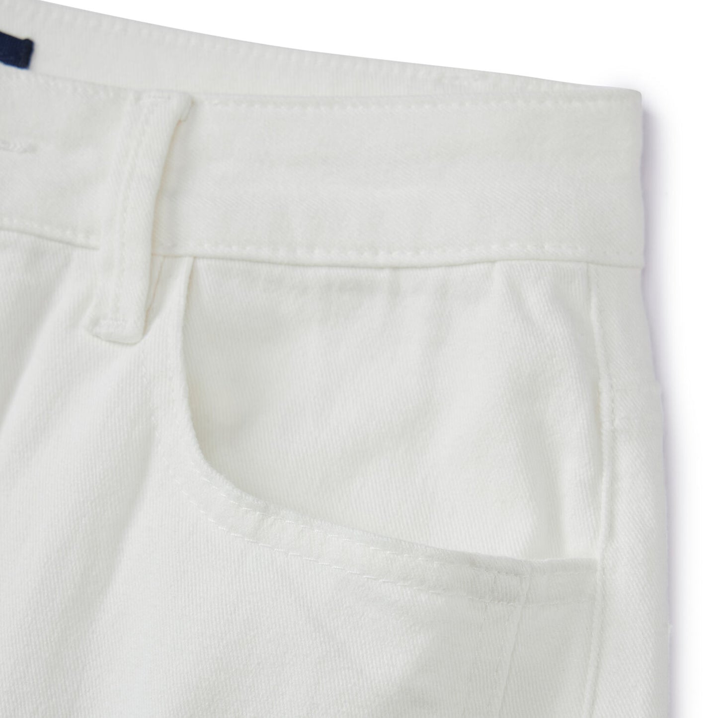 Women's High-Waist Relaxed Tapered Twill Jeans - Cotton Spandex Comfort