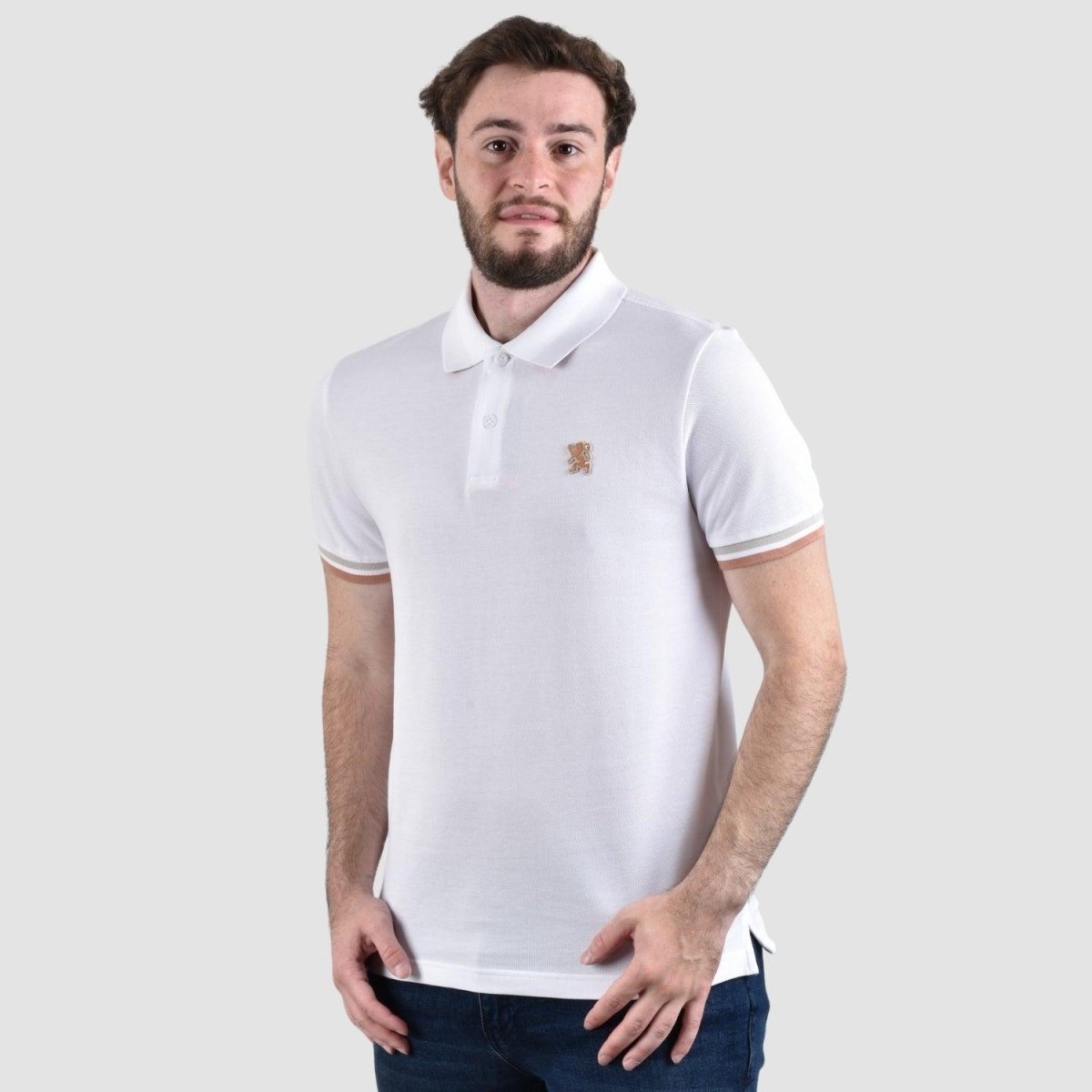 Giordano White Performance Polo Men UAE Comfortable Fit White