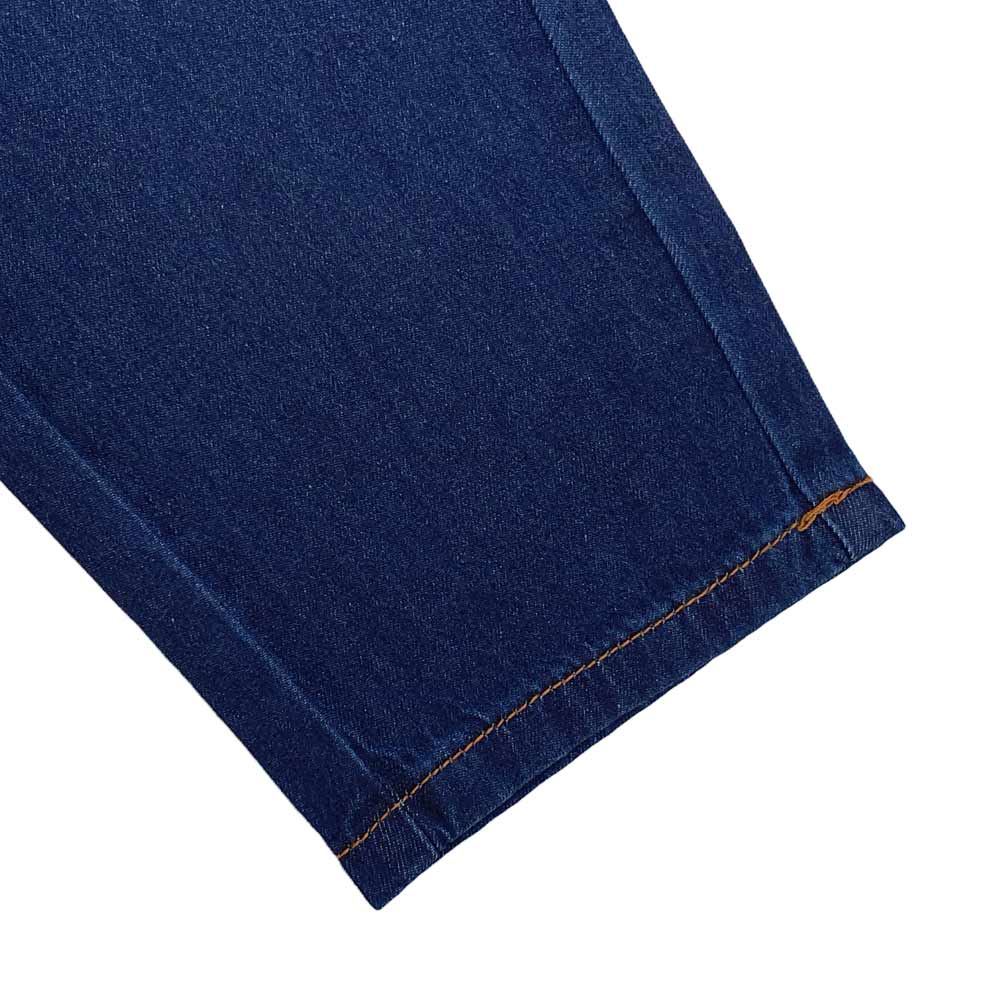 Junior Cotton Denim Jeans - Comfortable Mid - Rise Tapered Fit With Elastic Waist 4 Y - Shop Giordano
