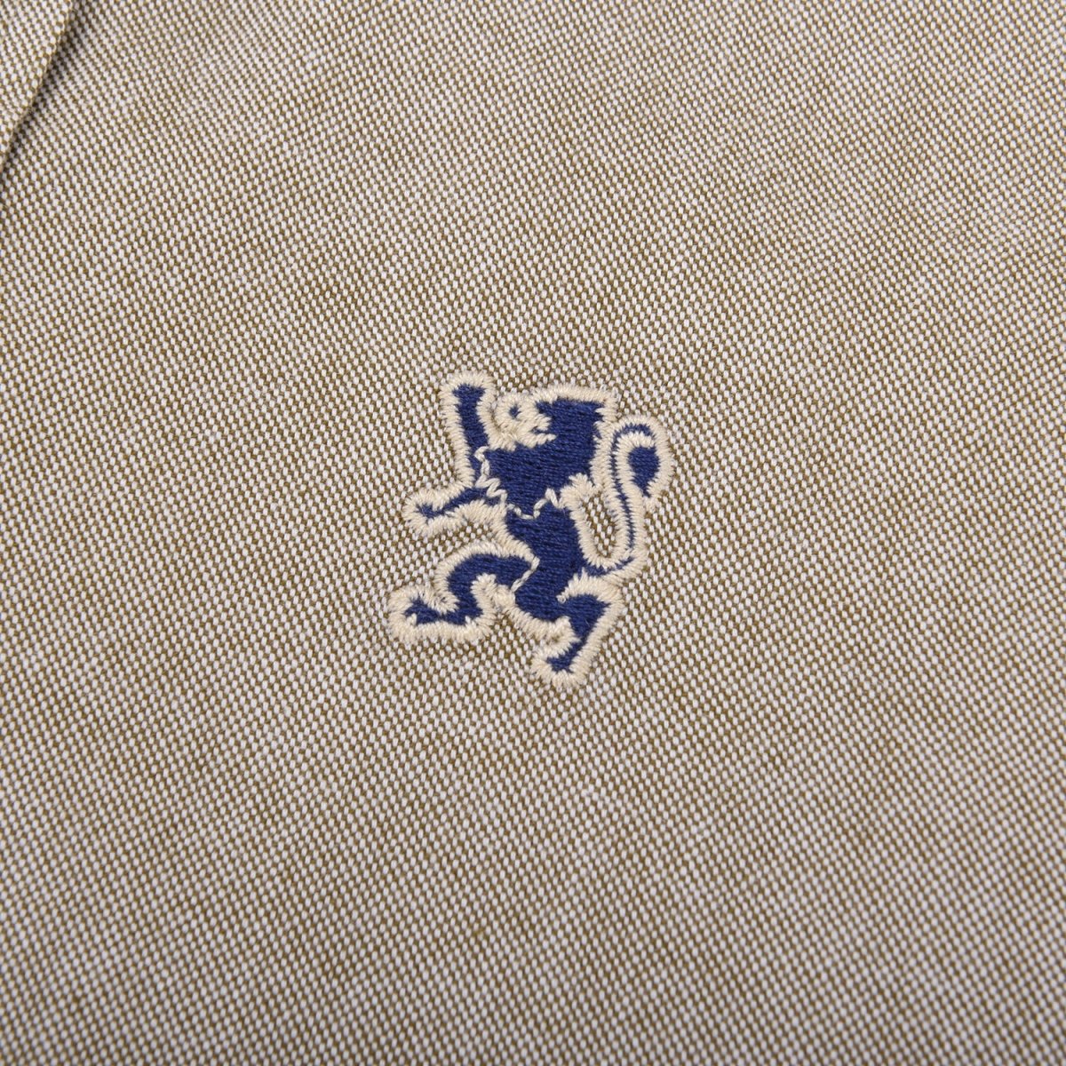 Junior Cotton Oxford Full Opening Long Sleeve Slim Fit Embroidery Garment Wash Shirt - Giordano