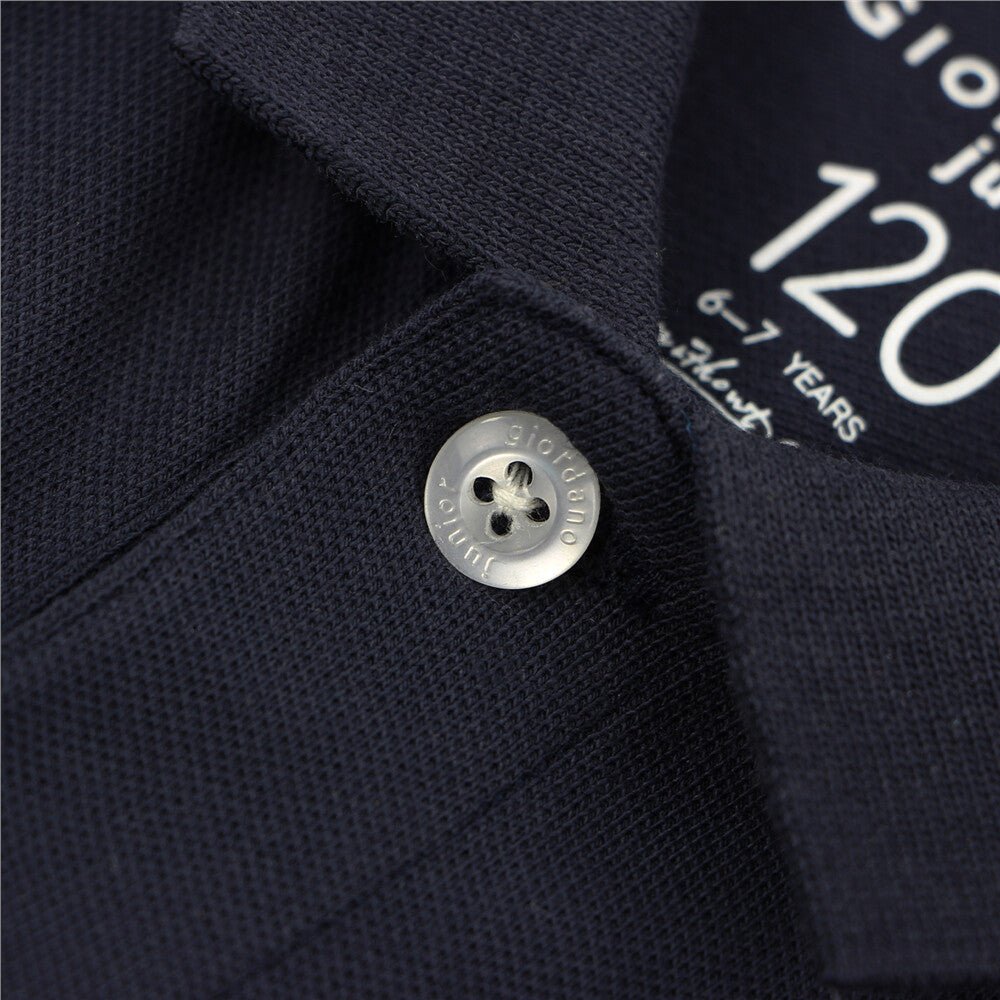 Junior Embroidery Short Sleeve Bold Polo - Giordano