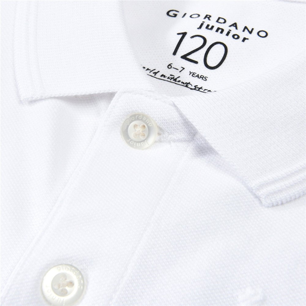 Junior Embroidery Short Sleeve Bold Polo - Giordano