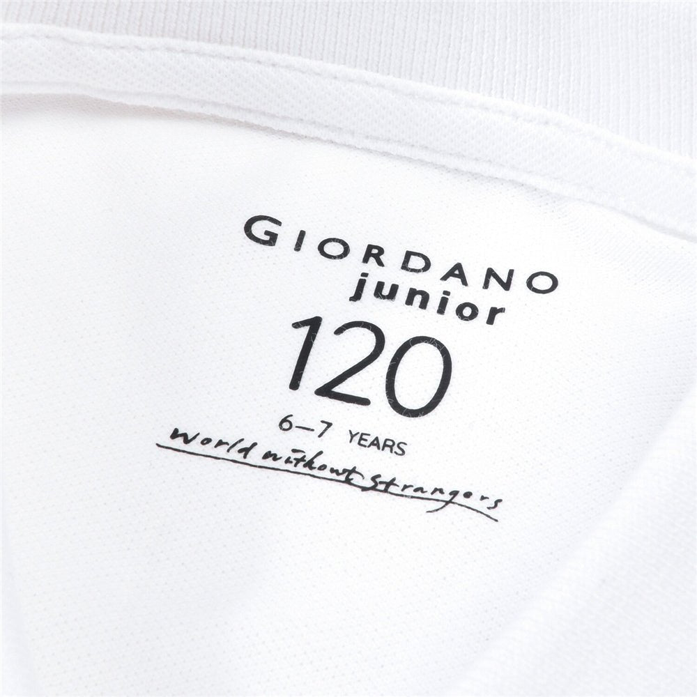 Junior Embroidery Short Sleeve Bold Polo - Giordano