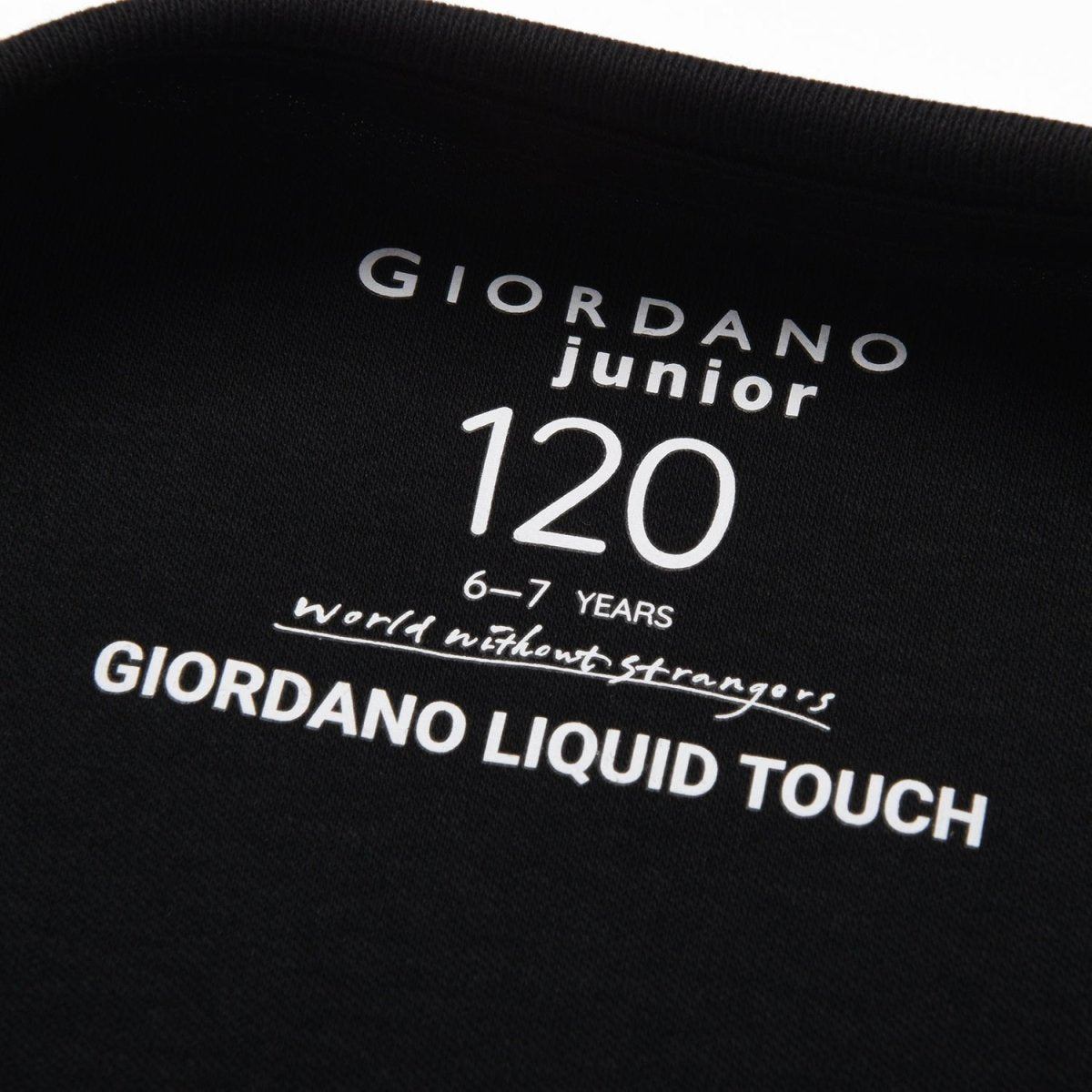 Junior Liquid Touch Embroidered Smart Tee - Soft Cotton Interlock - Giordano