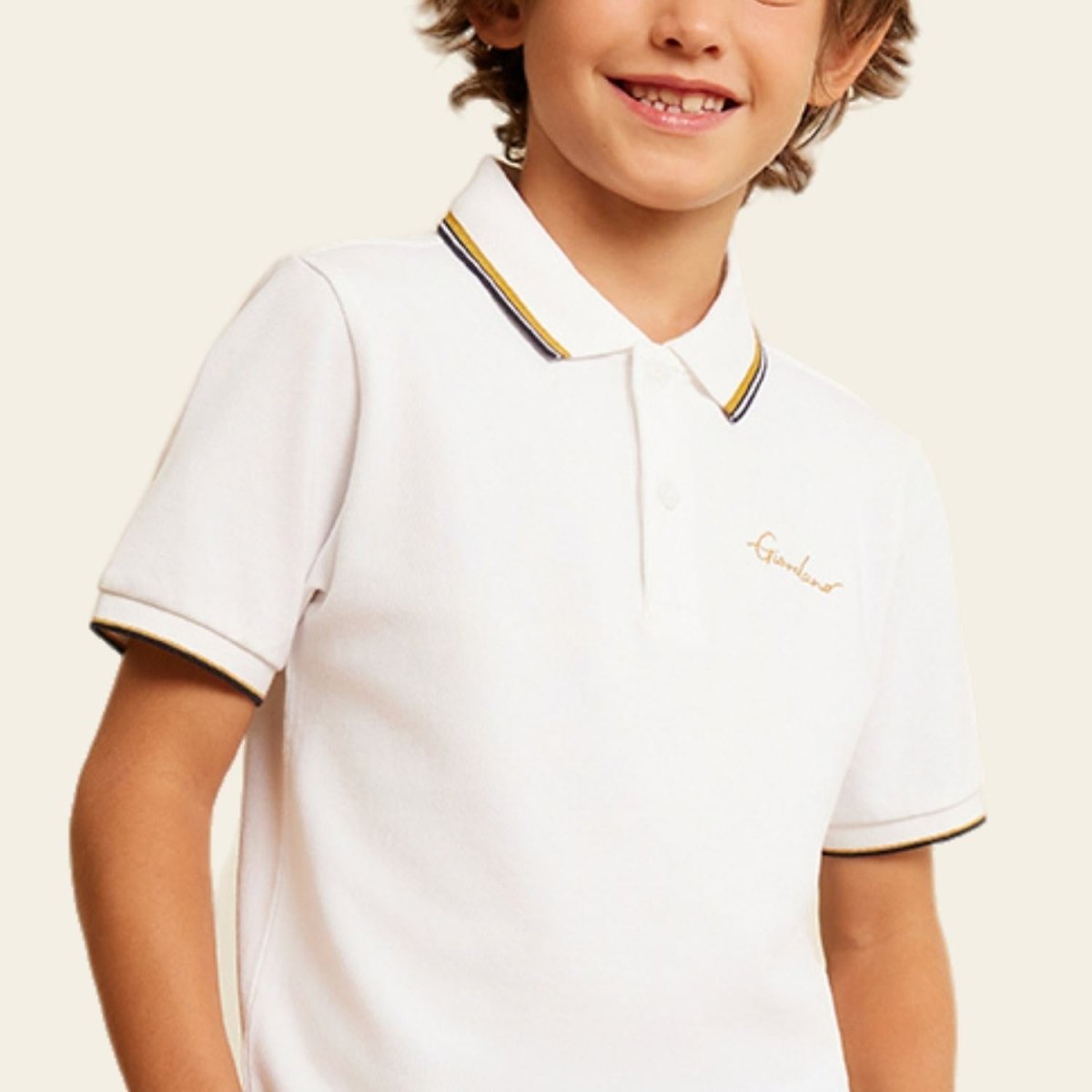 Junior Solid Color Polo - Giordano