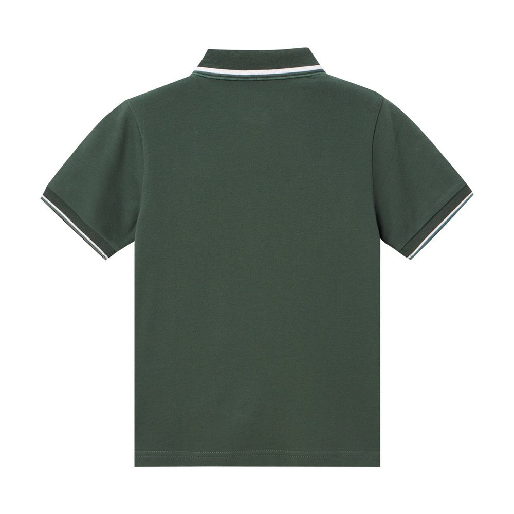 Junior's Slim Fit Cotton Pique Signature Embroidery Polo - Giordano