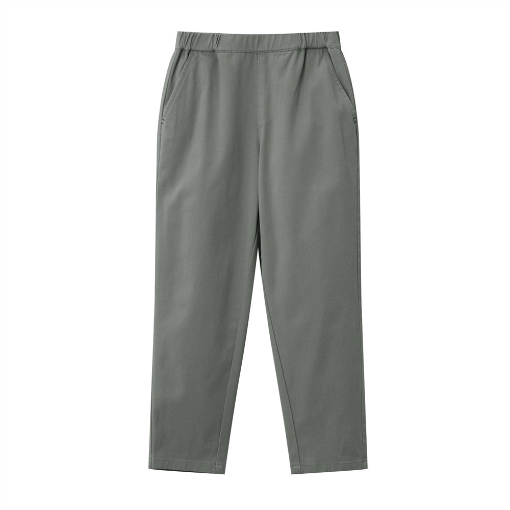 Kids' Comfort Fit Stretch Twill Pants Green Giordano UAE