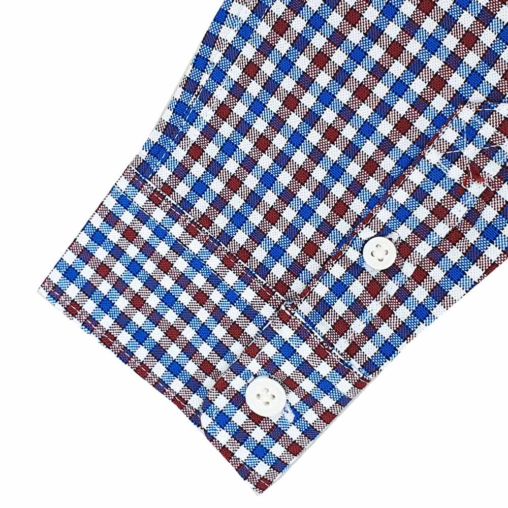 Kids' Cotton Oxford Shirt: Full Button, Embroidered & Garment Washed - Giordano