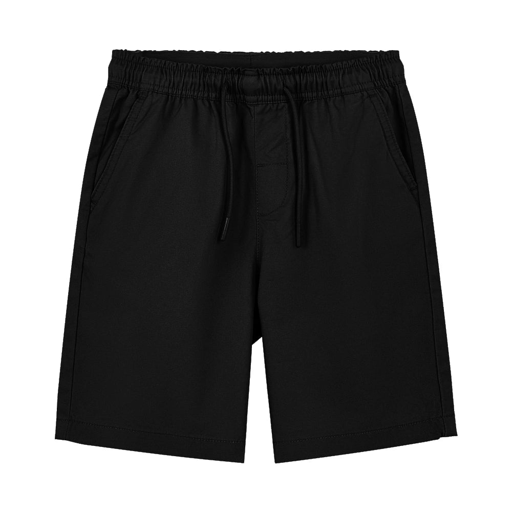 Kids Cotton Twill Tapered Elastic Waist Shorts - Giordano