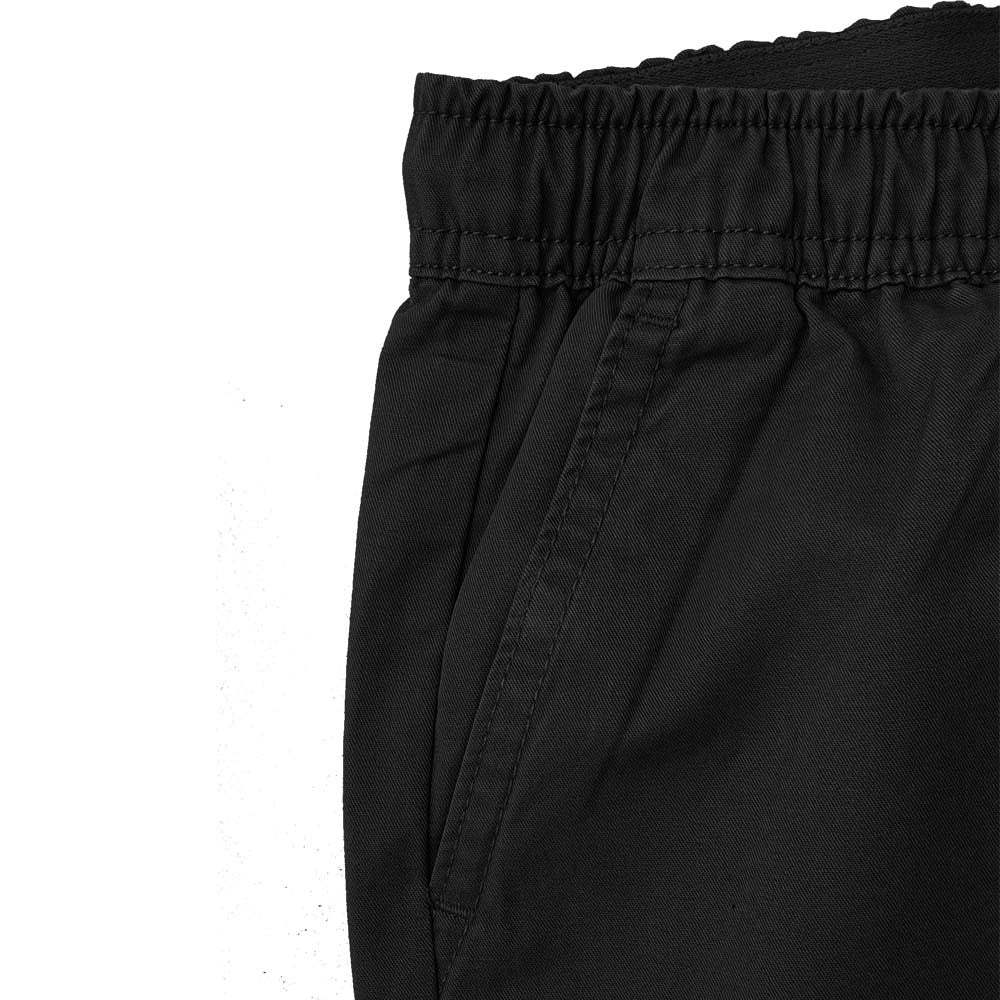 Kids Cotton Twill Tapered Elastic Waist Shorts - Giordano