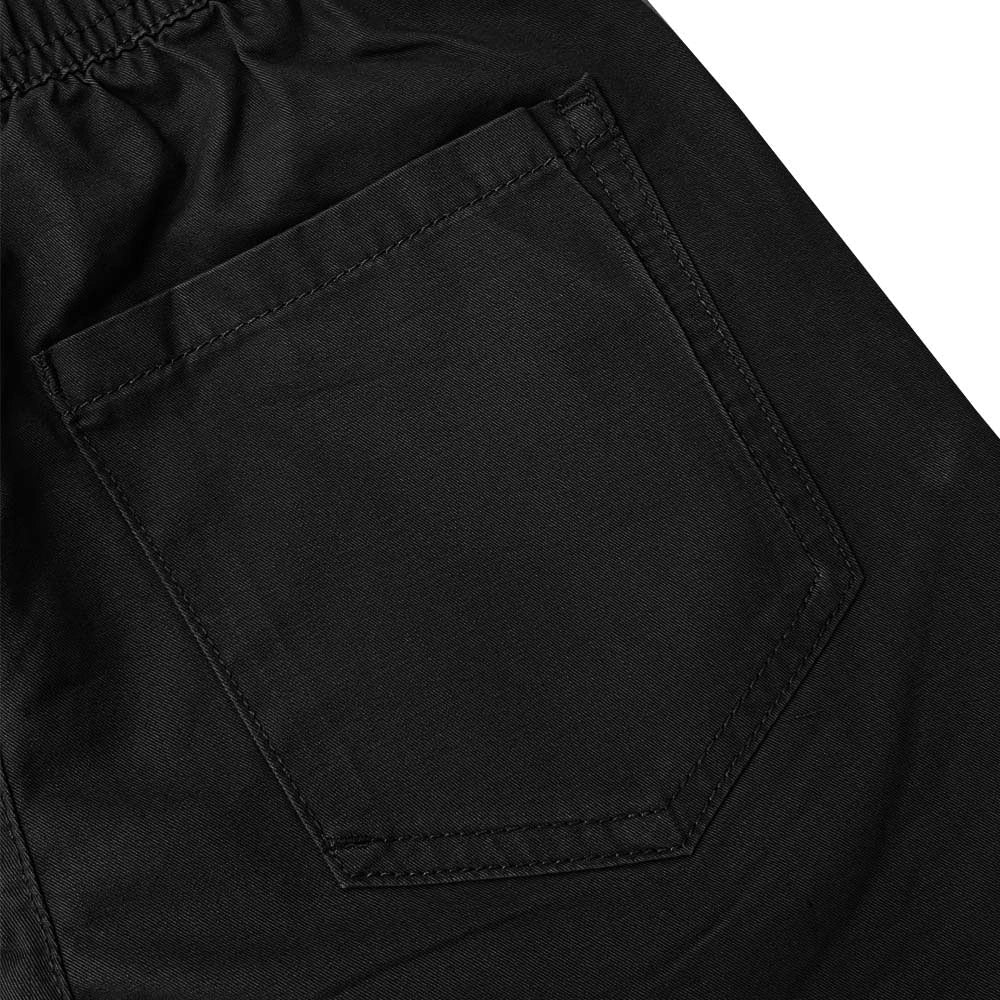 Kids Cotton Twill Tapered Elastic Waist Shorts - Giordano
