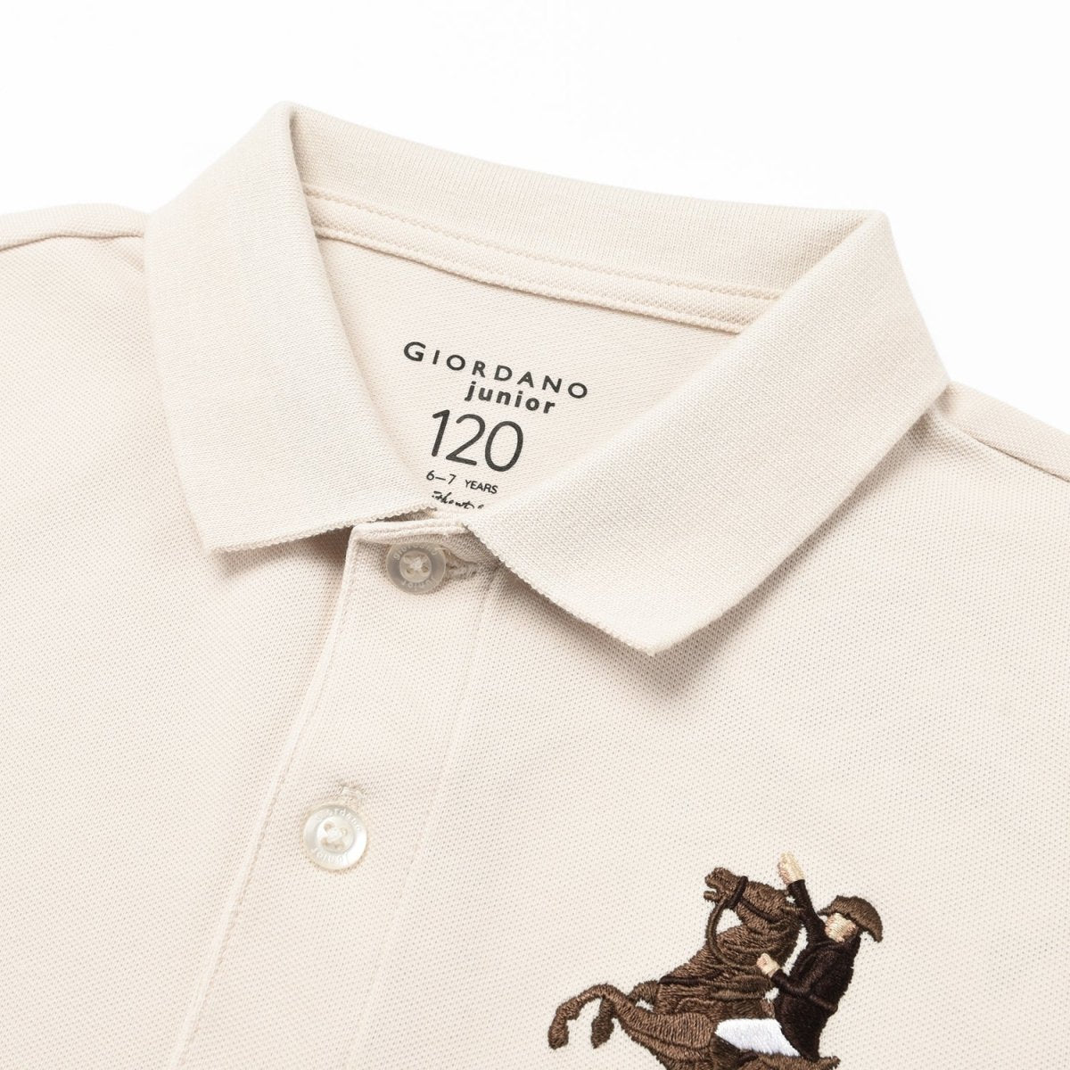 Kids' Embroidered Napoleon Polo - Giordano