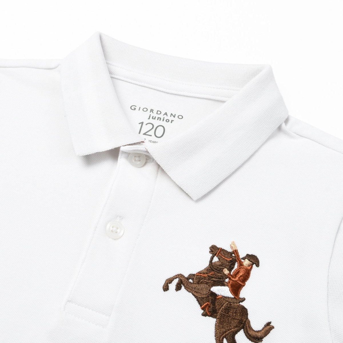 Kids' Embroidered Napoleon Polo - Giordano