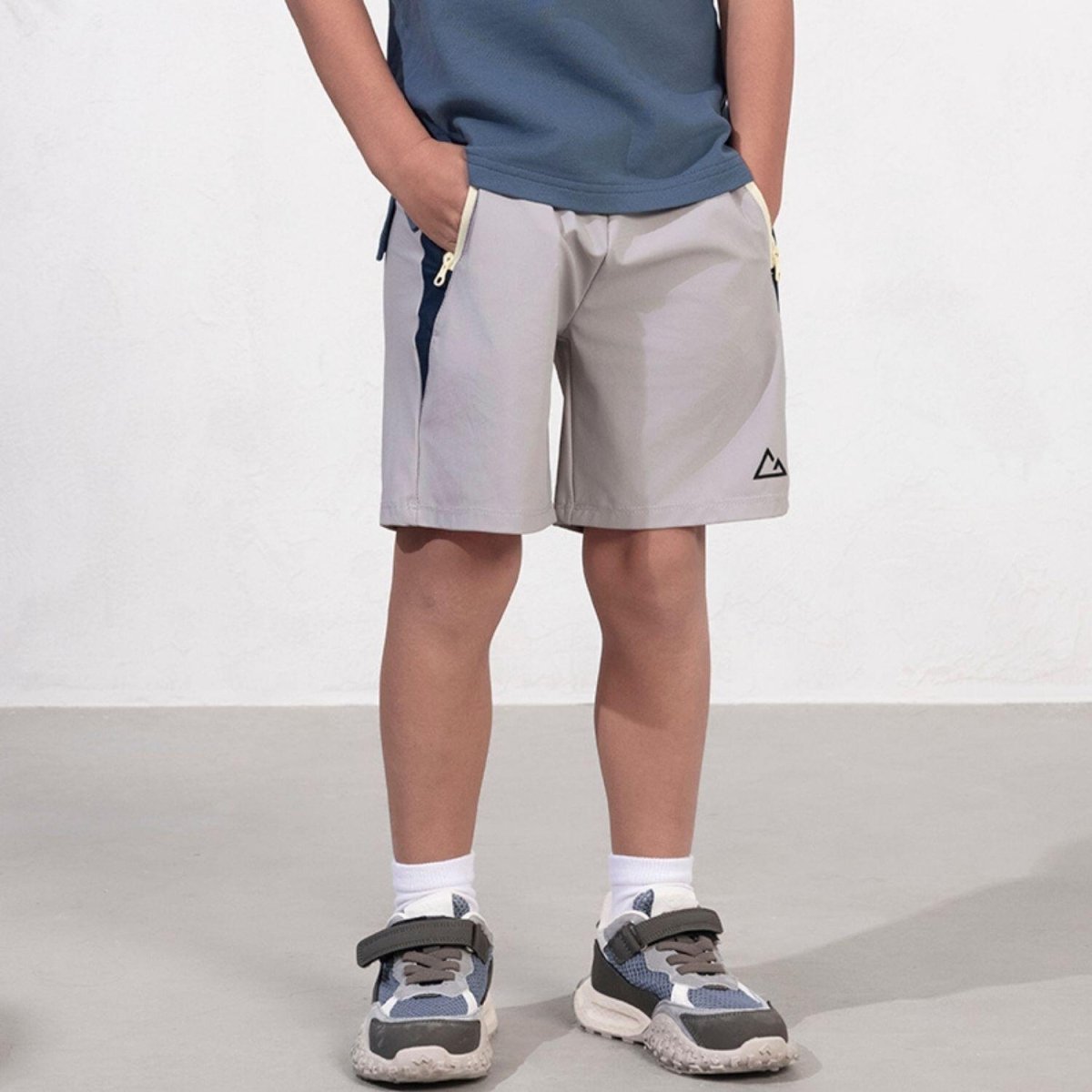 Kids' G - Motion Mid - Rise Elastic Waist Shorts - Giordano