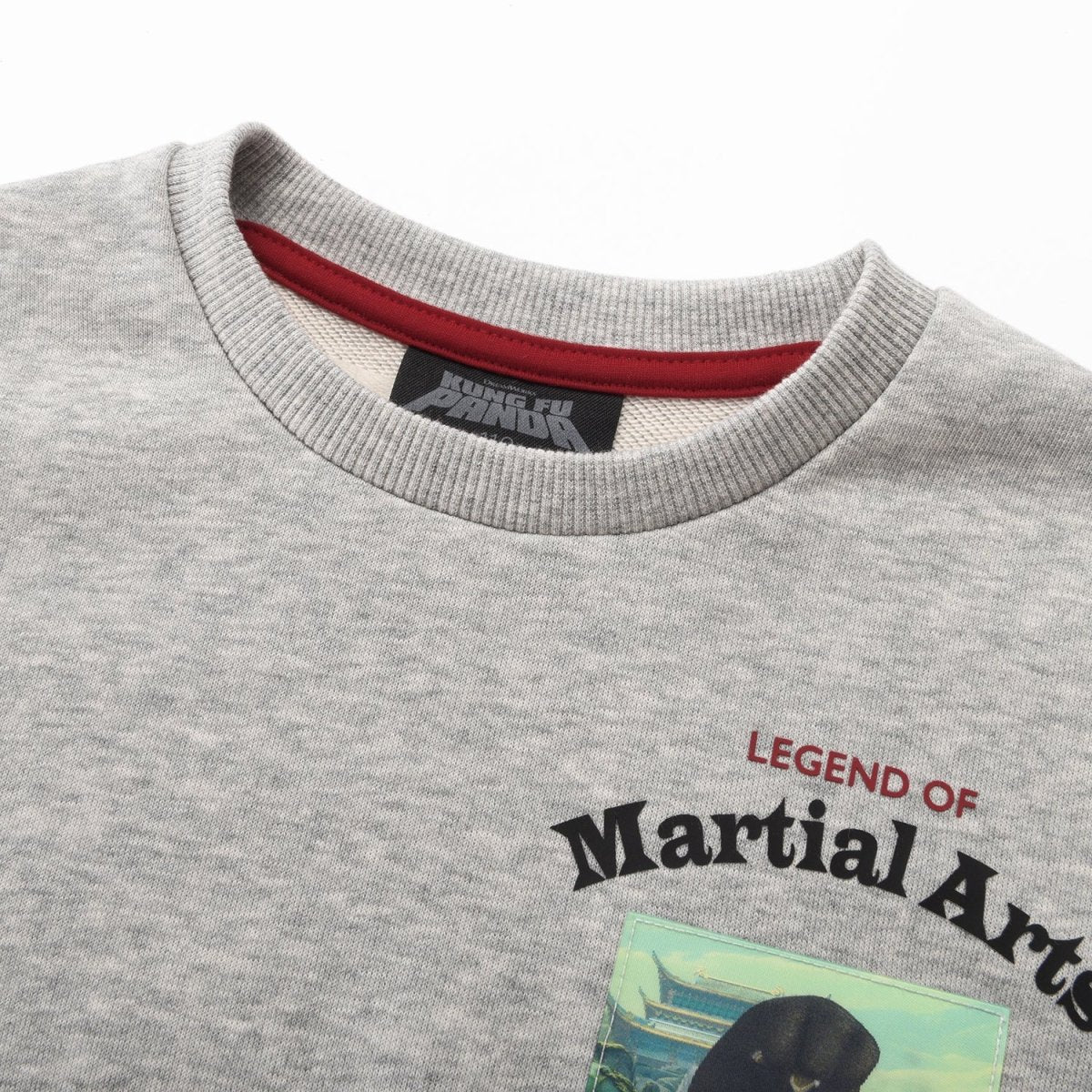 Kids Kung Fu Panda Series French Terry Crewneck Sweatshirt - Giordano
