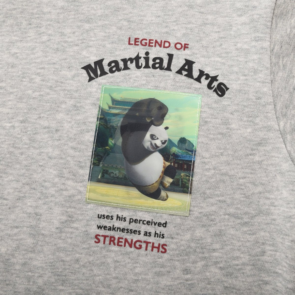 Kids Kung Fu Panda Series French Terry Crewneck Sweatshirt - Giordano