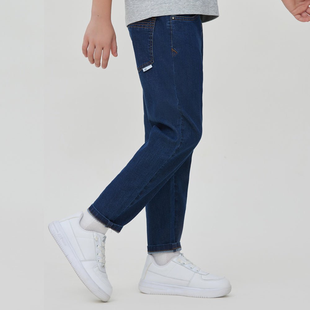 Kid's Mid Rise Regular Fit Jeans - Giordano