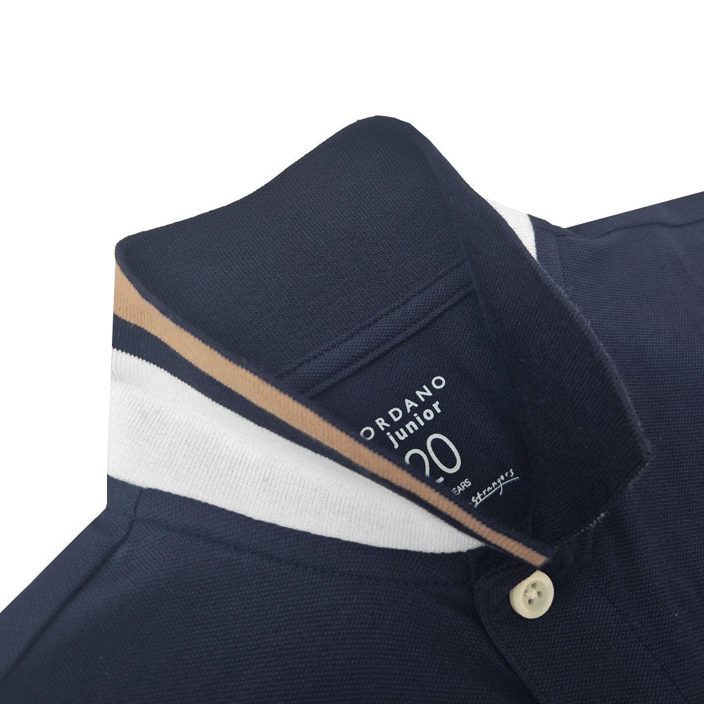 Kids' Napoleon Polo: Classic Piqué, Bold Embroidery, All - Day Comfort - Giordano