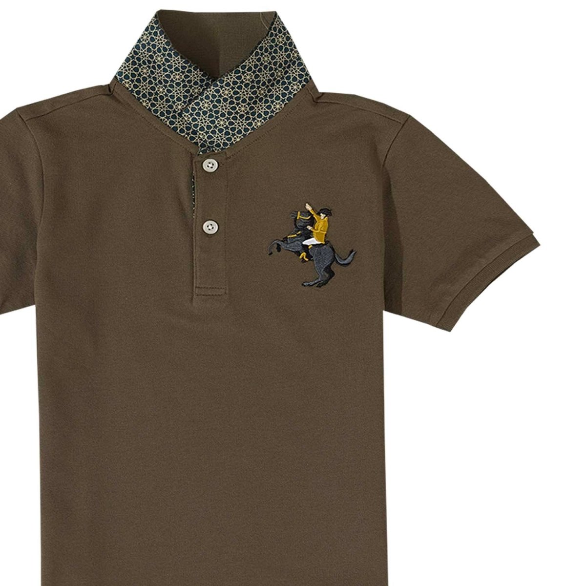 Kids' Napoleon Polo: Classic Piqué, Bold Embroidery, All - Day Comfort - Giordano