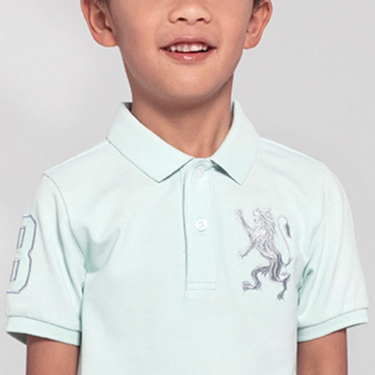 Kids' Napoleon Polo: Classic Piqué, Bold Embroidery, All - Day Comfort - Giordano