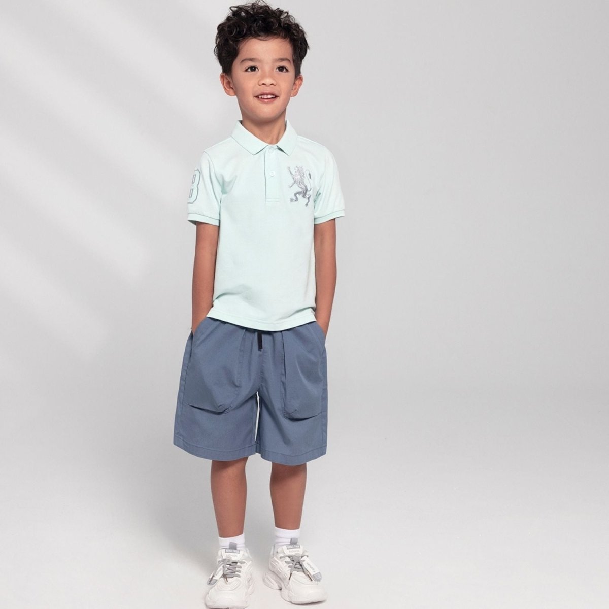 Kids' Napoleon Polo: Classic Piqué, Bold Embroidery, All - Day Comfort - Giordano