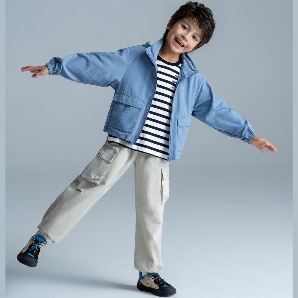 Kids' Pants: Relax Straight Fit, Soft Cotton Twill 4 Y - Shop Giordano