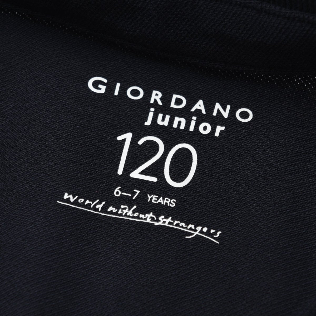 Kids Pique Flat Knit Collar Short Sleeve Slim Fit Small Napoleon Embroidery Bold Polo 100 - Shop Giordano