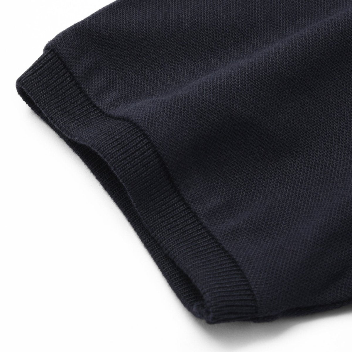 Kids Pique Flat Knit Collar Short Sleeve Slim Fit Small Napoleon Embroidery Bold Polo - Giordano