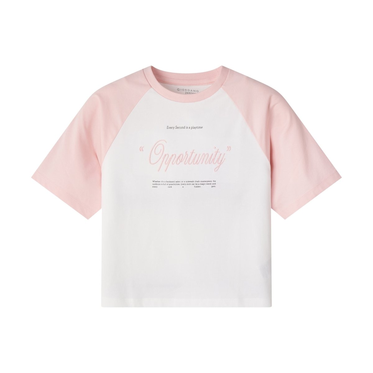 Kids' Relaxed Fit Cotton - Blend Crew Neck Printed Tee 4 Y - Shop Giordano