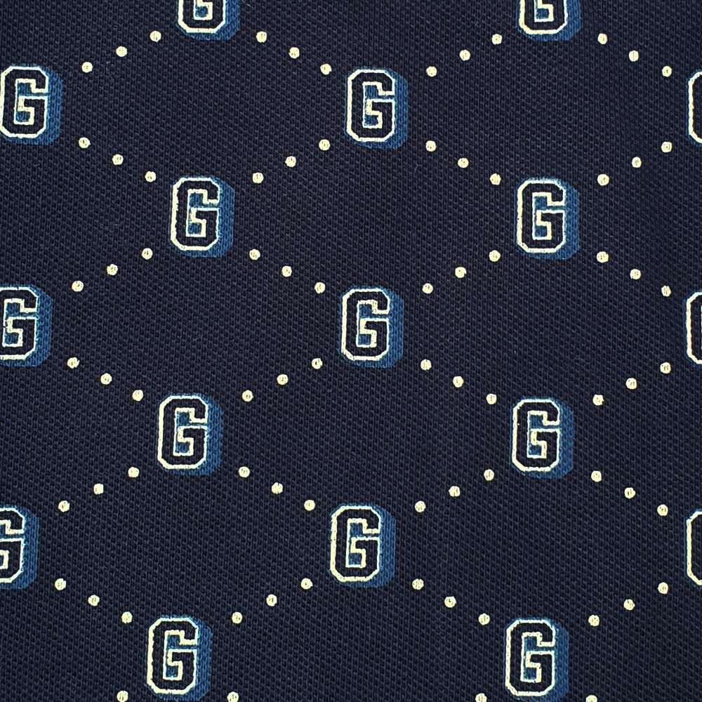 Kids' Slim Fit Cotton - Lycra Piqué Polo | All - Over Print - Giordano