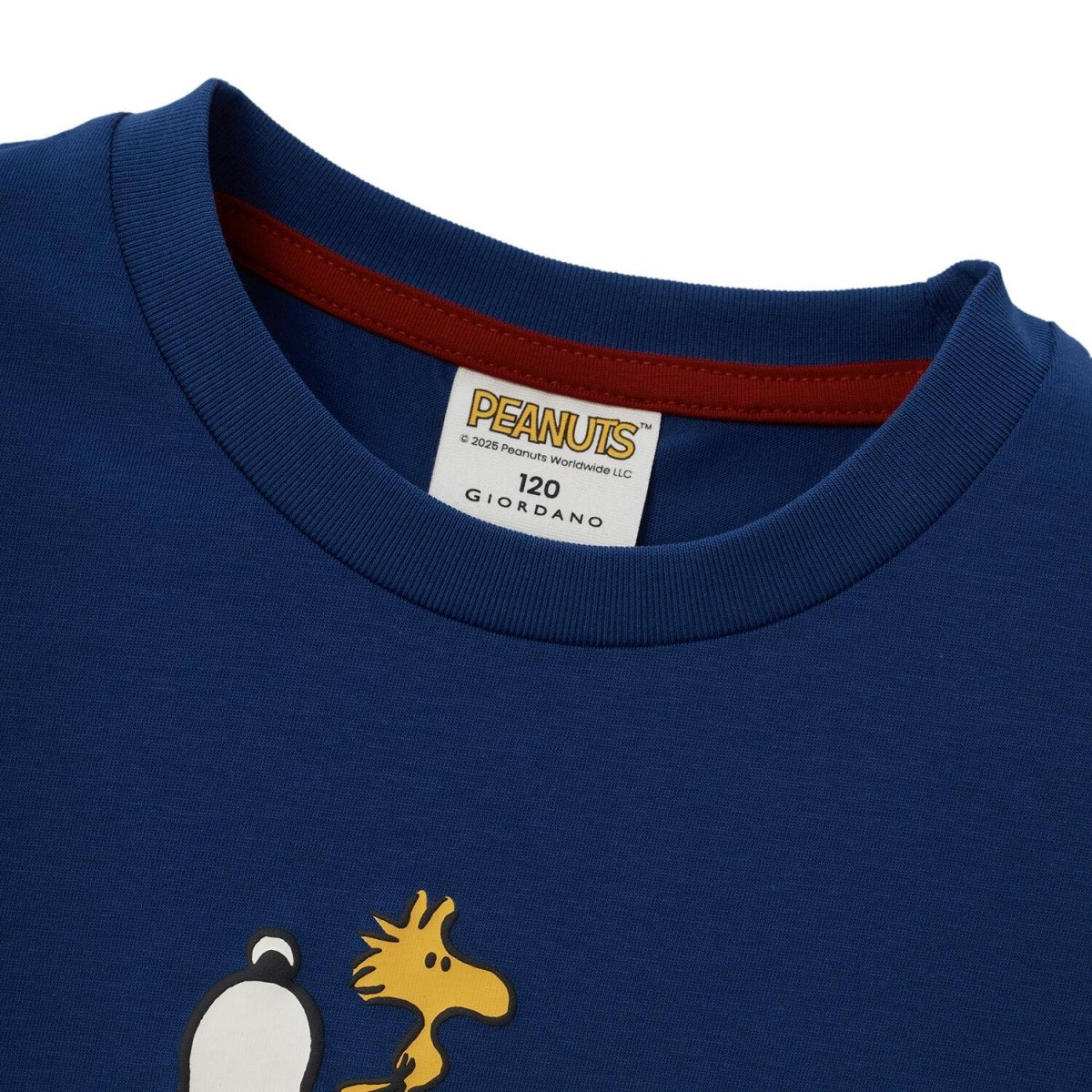 Kids' Snoopy Comfort Print Tee - Snow White Cotton - Poly Jersey Crew Neck - Giordano