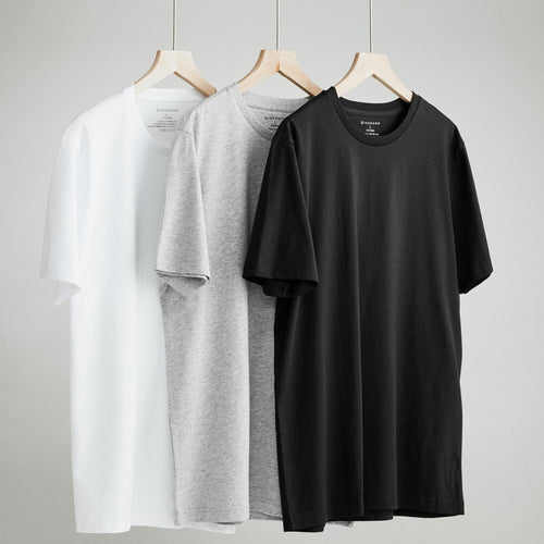 Men's 3 - Pack Cotton Crew Neck Inner Tee S - Shop Giordano