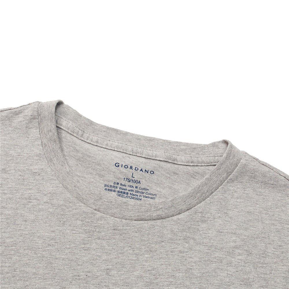Men's 3 - Pack Cotton Crew Neck T-Shirts - Giordano
