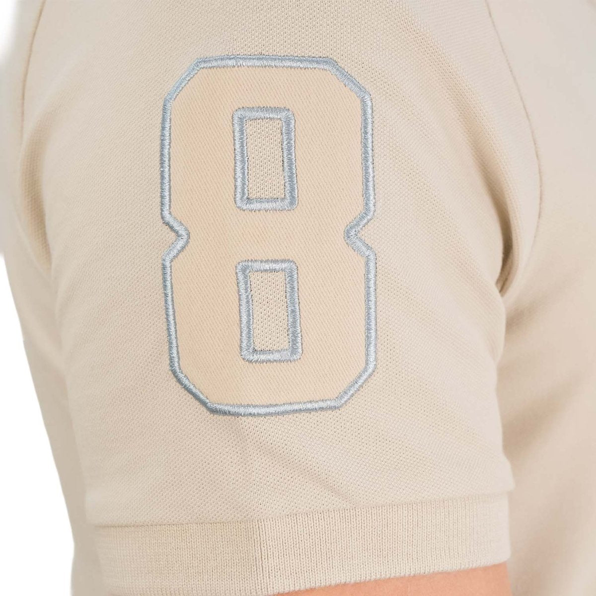 Men's 3D Lion Polo: Slim Fit, Bold Embroidery, Premium Pique - Giordano