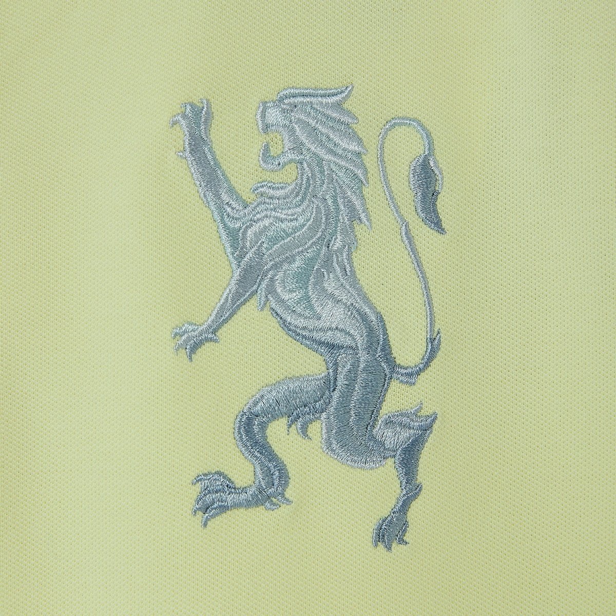 Men's 3D Lion Polo: Slim Fit, Bold Embroidery, Premium Pique - Giordano