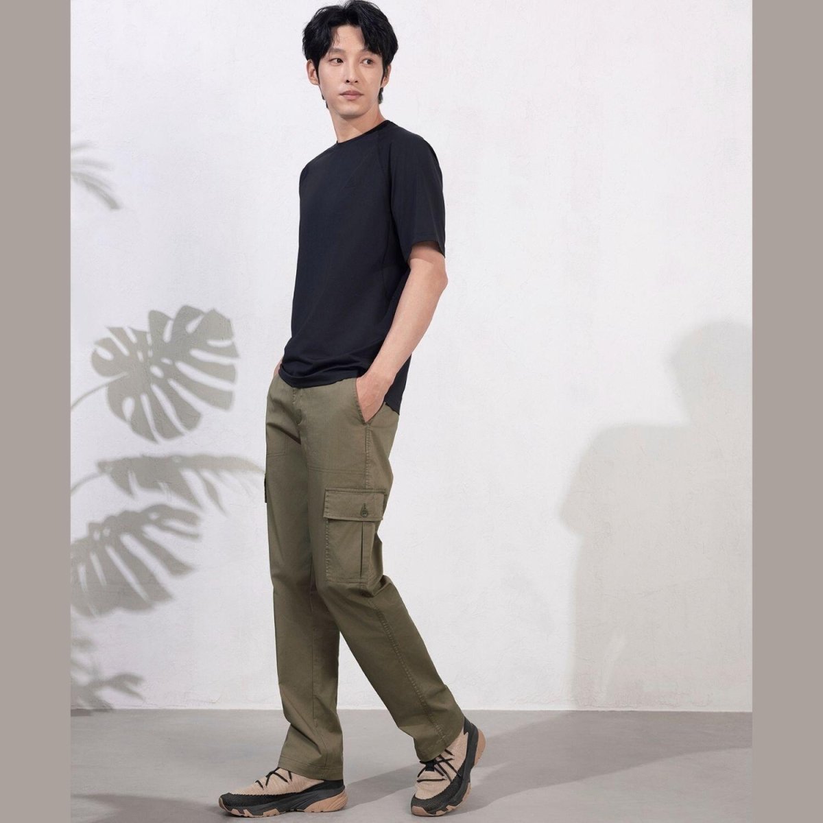 Men's Active Fit Color Block Tee - Giordano
