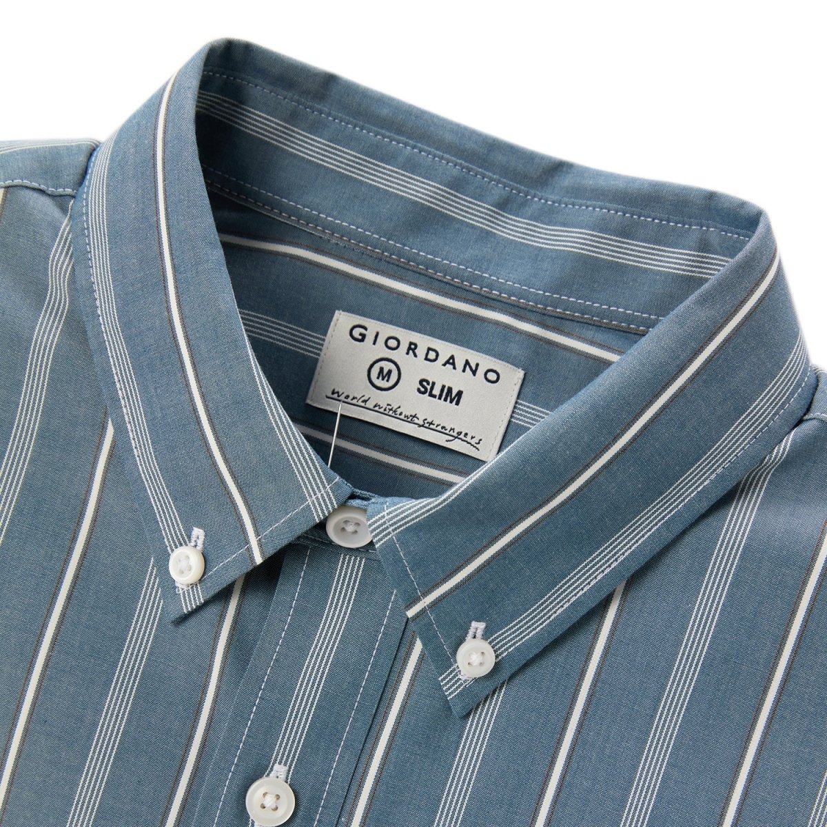 Men's Bamboo Blend Twill Shirt | Slim Fit, Cool Comfort - Giordano