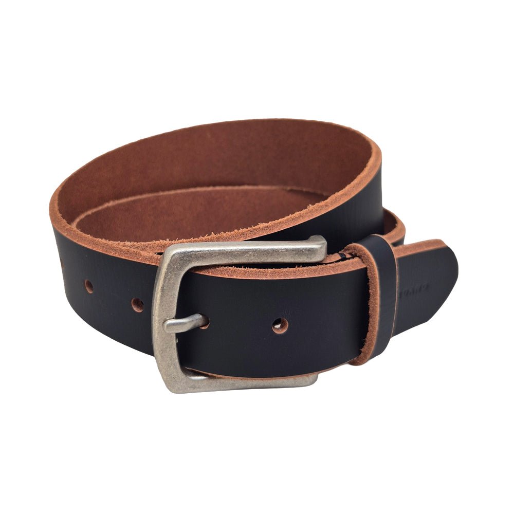 Men's Classic Leather Belt - Durable Everyday Style - Giordano