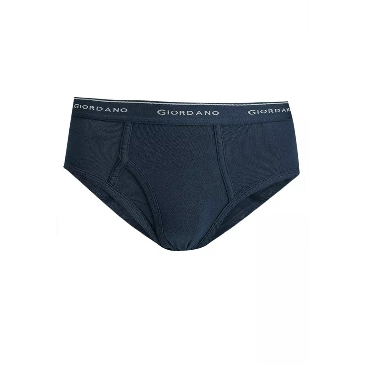 Men's Classic Rib Briefs - 6 - Pack, Cotton, Jacquard Waistband - Giordano