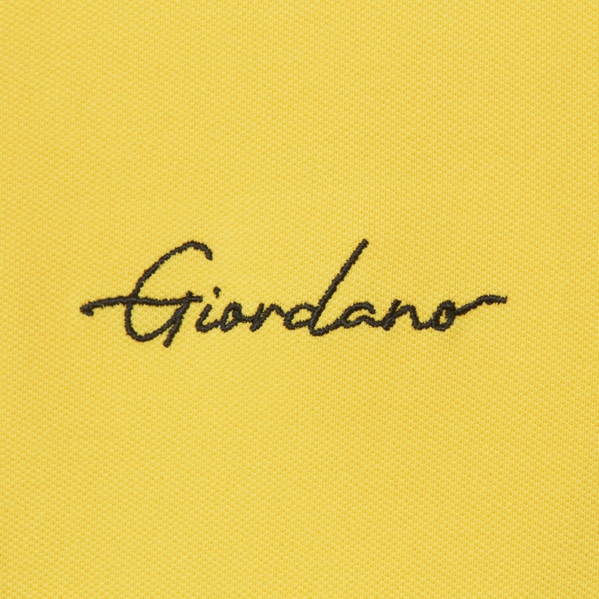Men's Classic Slim Fit Polo With Signature Embroidery - Giordano