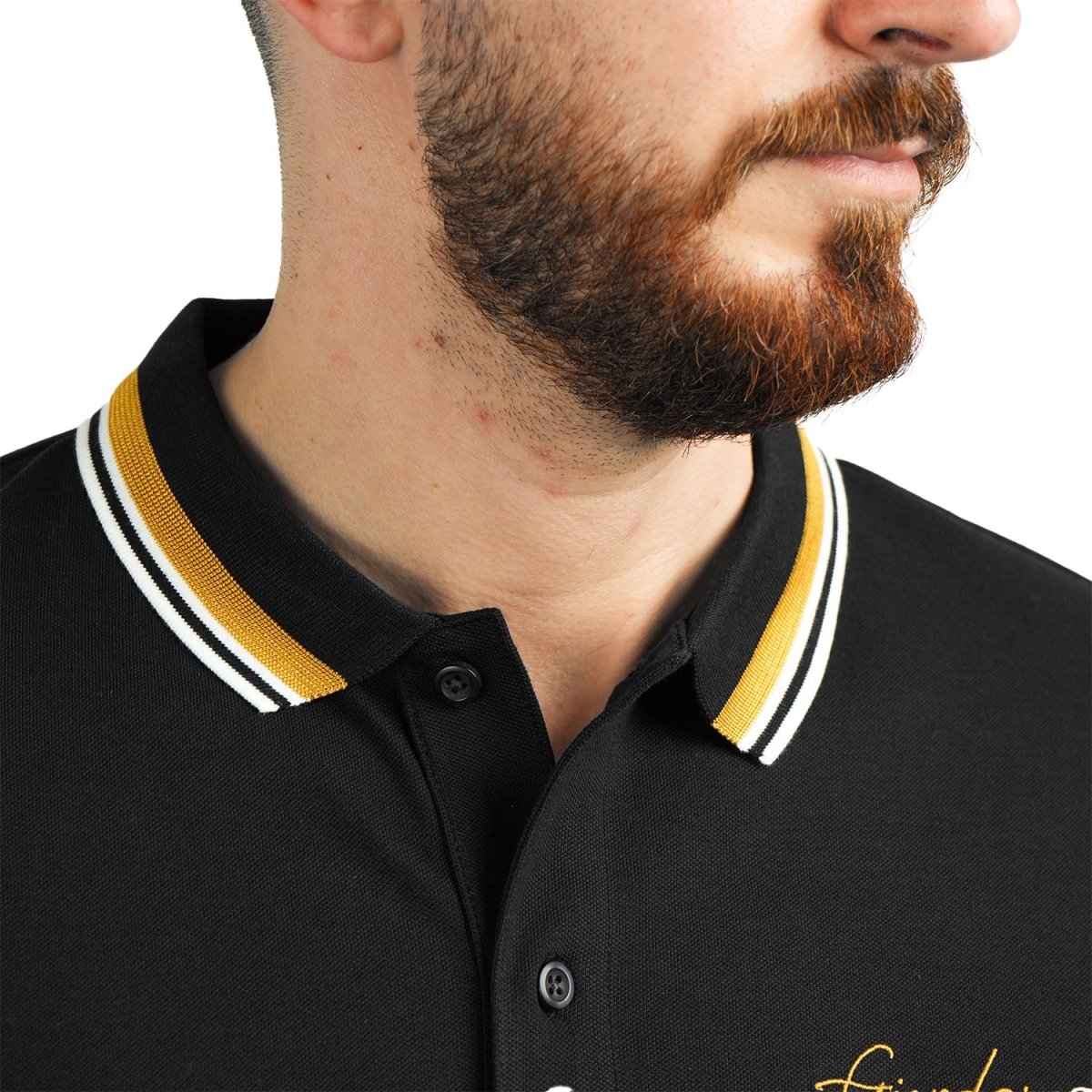 Men's Classic Slim Fit Polo With Signature Embroidery - Giordano